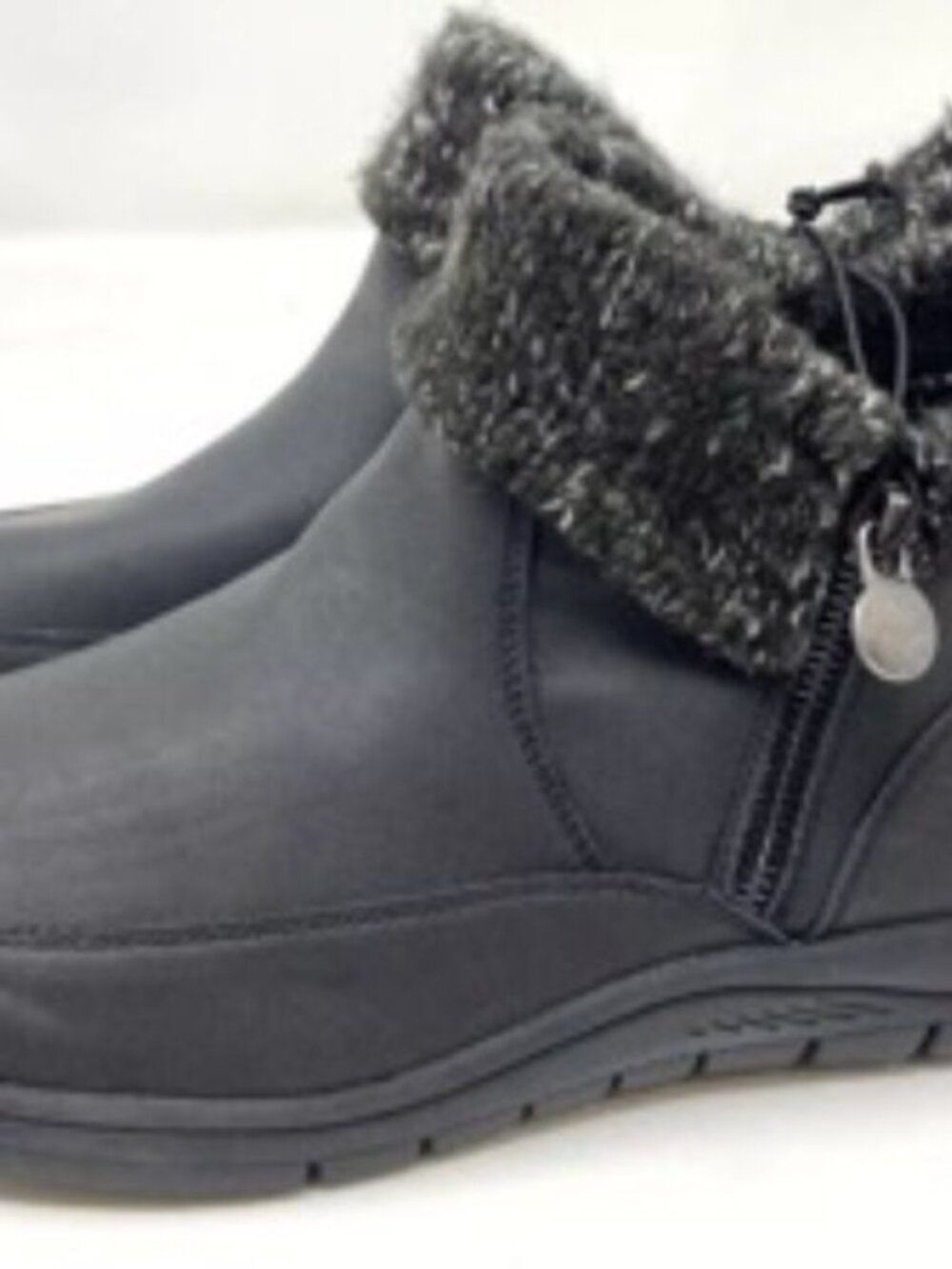 Khombu Billie Winter Ankle Boot Black Size 6